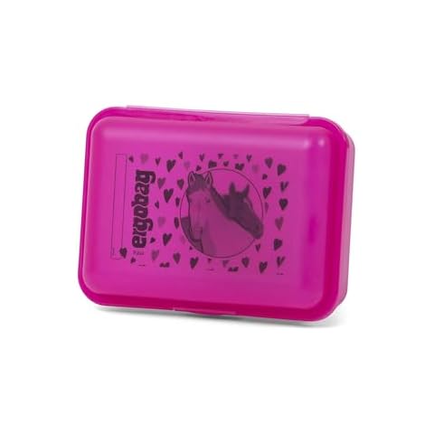 ergobag Pink Lunch Box with Divider Cover
