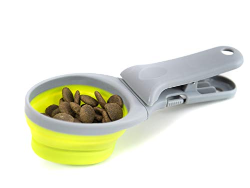 Procyon Hundebedarf Multifunktions Futterschaufel, Beutelverschluss Clips für Hunde- und Katzen Futter-Tüten