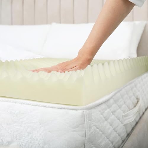 Vaunn Medical Egg Crate Mattress Topper, FragranceFree