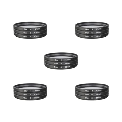 Filtres pour objectif 67mm lot de 5 fins avec sac de rangement 4 6 8 points étoilés