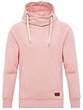 Kapuze mit Tunnelzug Yazubi Herren Kapuzenpullover Hoodie Leo, Rosa (Mellow Rose 151515), L