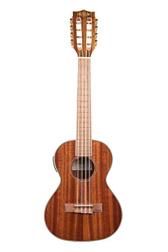 Kala KA 8 EQ Ply 8 String pour ukulélé ténor en acajou avec sac - Les Beatles, Paul McCartney, John Lennon, RIngo Starr, George Harrison Kala KA 8 EQ Ply 8 String pour ukulélé ténor en acajou avec sac