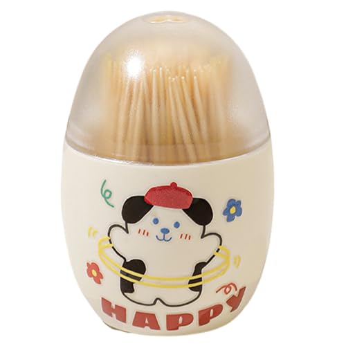 Porte-Dents Distributeur, Porte-Dents Décoratifs pour Cuisine, Conteneur Portable Grand Capacité Pour Apéritifs Cocktails Sandwichs Voyage Sac à Main