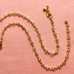 Harishree Enterprise Traditional Dulhan Style Artificial Gold Payal for Bridesmaids-image-29