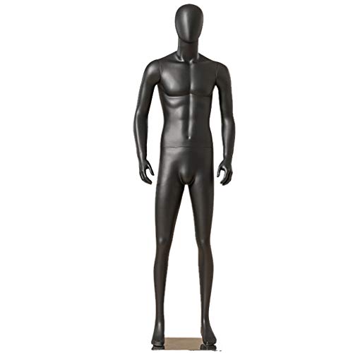 XJBHRB Mannequin Complet du Corps Masculin Forme de Robe réglable modèle de Robe Corps de Mannequin 56-75 Pouces, Base en Acier Inoxydable