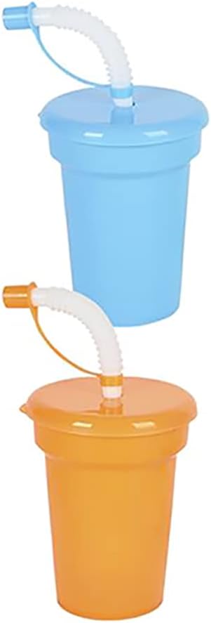 Rhode Island Novelty Neon Sipper Cups - 12 per Order