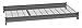 Tennsco BU-7224P-MGY Bulk Storage Rack Extra Shelf with Particleboard Decking, 72" Width, 24" Length, Medium Grey