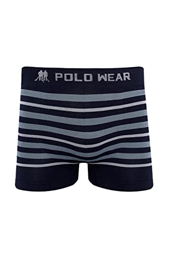Kit 10 Cuecas Boxer Polo Wear Listrada Sortida