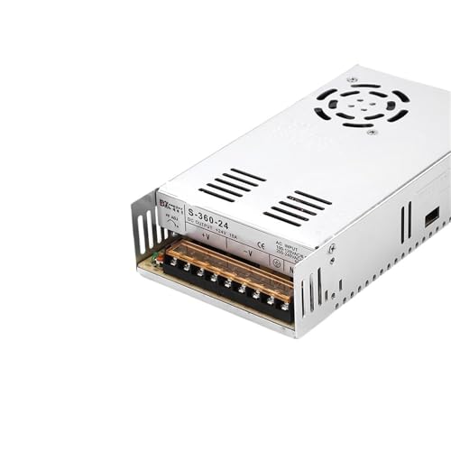 Fuente de alimentación conmutada 12V instalada en tu taller para iluminación LED estable