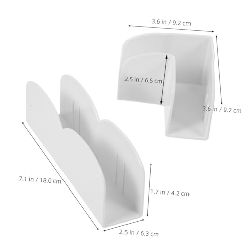 Clips de fixation parc bébé stabilisateurs plastique blanc - 2