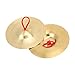 Crash Cymbal 5.8 Inch Drum Cymbal for Percussion Brass Crash Ride Hi Hat Cymbals Musical Instrument Accessory for Children Adult Teaching Tool