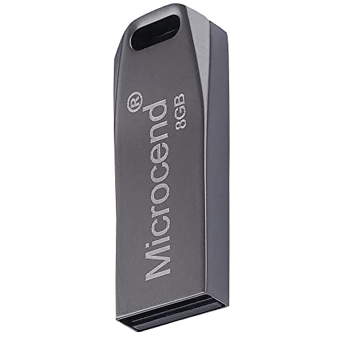 Image of 8Gb 3.0 Usb Pen Drive /Flash Drive With Metal Body External Storage Device (Color -Black) (Microcend)