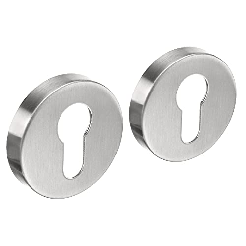 Sempro 2 rosettes rondes PZ en acier inoxydable V2A pour l'extérieur Cover