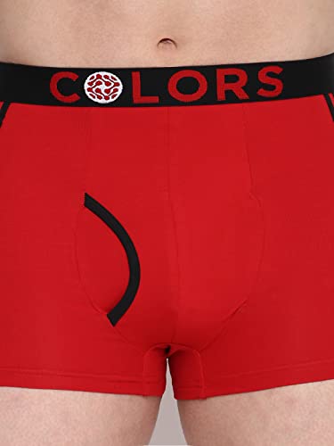 Image of RUPA FRONTLINE Colors Men's Front Open Athlefit Mini Trunks | Soft-Touch Cotton Stretch | Snug Fit | Breathable Fabric | Supporter Brief | Pack of 1