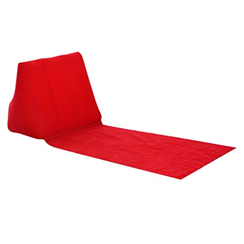 YIJU Cadeira de Camping de Praia Inflável com Almofada de Volta E Sofá-cama Relaxante Sofá Preguiços