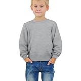 Corsé genérico para niña, manga larga, talla grande, cuello redondo, manga larga, cómodo, informal, cálido, para niños medianos y grandes, chaleco de niña rojo oscuro, gris, 3-4 Años
