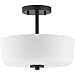 Progress Lighting Tobin Collection Two-Light Semi-Flush Convertible