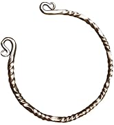Nautical-Mart Hand Forged Iron Torc Celtic Necklace Viking Torque Black ...