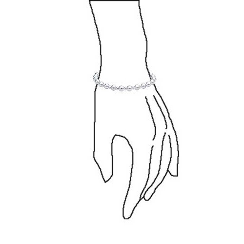 Bling Jewelry Modern Classic Polished Round Alternating 3-5MM or 5-8MM Ball Bead Bolo Slide Stretch Bracelet For Women Teen Shinny .925 Sterling Silver3