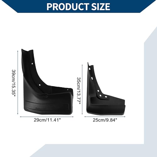 Image of Mud Flaps Splash Guards W /Mount Accessories for Mercedes-Benz GL /GLS with Pedal 2015-2019 Front and Rear Mud Guards 1 Set