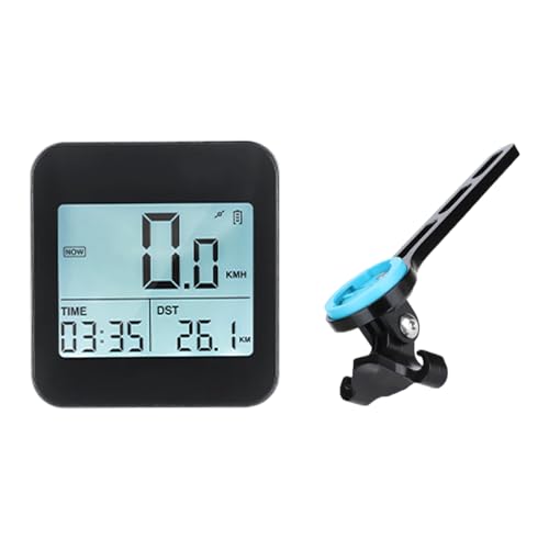 RPFROP Bicicletas de computadora LCD para ciclismo, velocímetro con retroiluminación