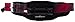 UltrAspire Lumen Collection Waist Light Belt | Aircraft Grade Aluminum Lightweight & IPX7 Waterproof Rating - 800 Solstice, Black/Red