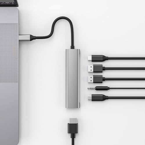 Adaptateur USB C 6 en 1 multifonction avec charge rapide PD60W - 7