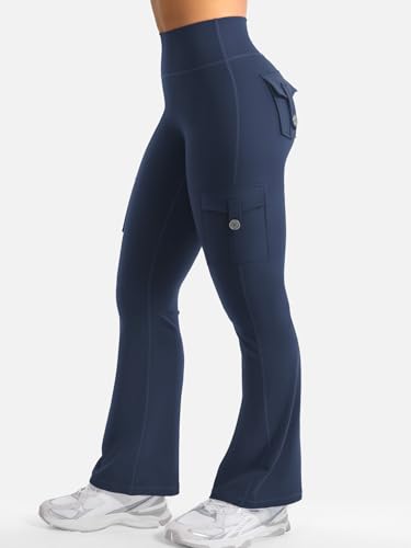 Image of YEOREO CoreFlex Women Workout Flare Leggings