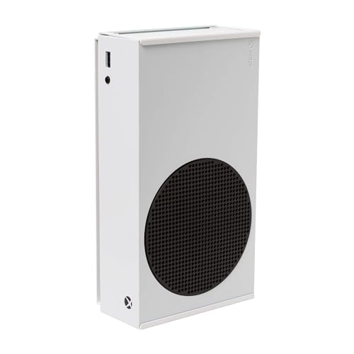 HIDEit Mounts Wall Mount for Xbox Series S - American Company - White Steel Mount for Xbox Series S - Patented