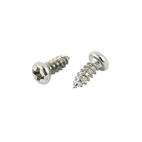 uxcell 50 tornillos autorroscantes M3 x 8mm acero inoxidable miniatura 2