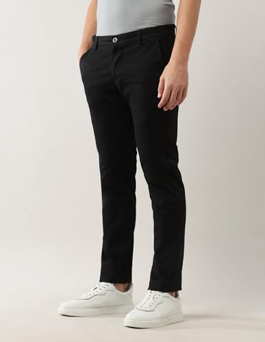 Image of Arrow Sport Men's Dobby Slim Fit Trousers
