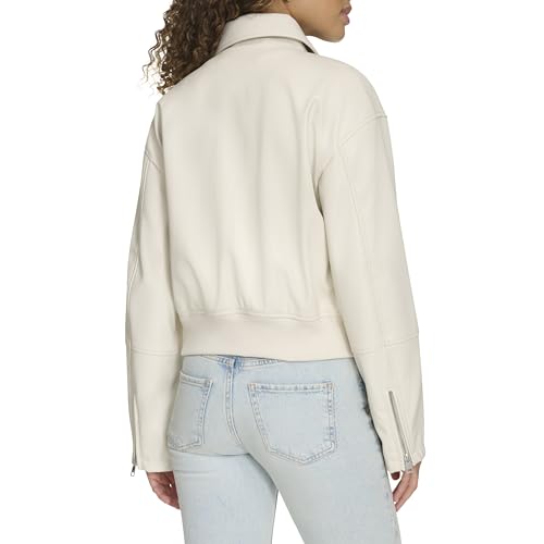 Image of Levi's Women's Faux Leather Bomber With Laydown Collar