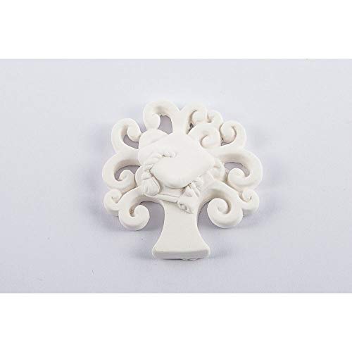 24x Gesso Gessetto Albero con TOCCO LAUREA