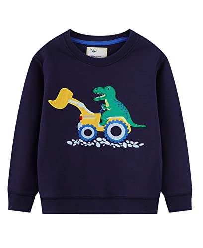 Image of LOKTARC Toddler Boys Graphic Crewneck Sweatshirts 2-Pack, Sizes 2T-7