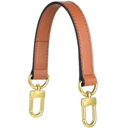 YAZHIMI Genuine leather purse Handle compatible with Neonoe for Metis Noe BB NM Beaubourg Hobo (Brown-purse handles)