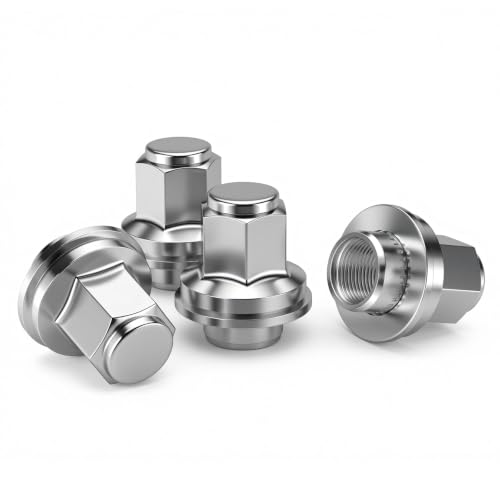 Image of JiiinMiiin Toyota Lexus Lug Nuts M12x1.5, OEM Factory Style Mag Seat Wheel Nuts. 4PCS