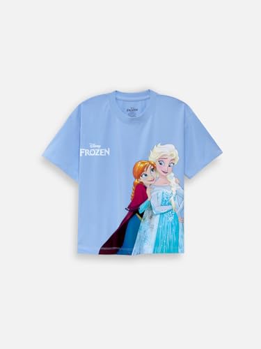 Image of Nap Chief Kids Cotton Disney Character Co ord Set for Girls, T Shirt and Shorts for Casual Wear