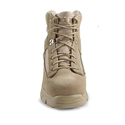 HQ ISSUE Men’s 6” Desert Tactical Boots Waterproof Military Combat Hiking Shoes4