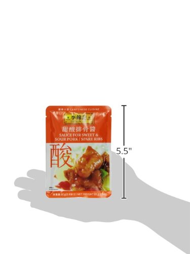 Miniatura 4 de Lee Kum Kee Salsa para cerdo agridulce y costillas de repuesto, bolsas de 2.8 onzas (paquete de 12)