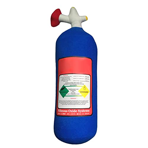 Benkeg NOS Lachgas Flasche Kissen Auto Dekor Rückenlehne Kissen Kreative Plüsch Kissen