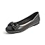 Black Vegan Leather Tri-bow