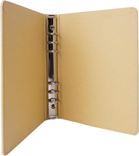 OJHFJMGH Cuaderno, Protector de Carpeta Anillas Redondas for Diario, Hojas insertadas, Suministros Oficina Escolar, Sueltas, Organizador Cubiertas Archivos, planificador