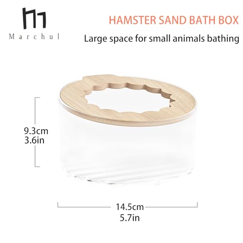 Marchul Badzubehör und Sandlöffel für Kleintiere für Mäuse, Igel, Rennmäuse