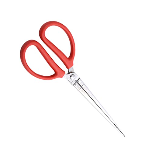 Cabilock 1pezzi Pinza di Inossidabile Design Seghettato Strumento di Serraggio per Granchi Anguille delle Risaie e Rifiuti Forniture per Cucina