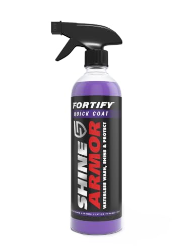 Car Wax Spray and Ceramic Coating for Cars - 3 in 1 Waterless Car Wash and Detailing - Quick Effect...