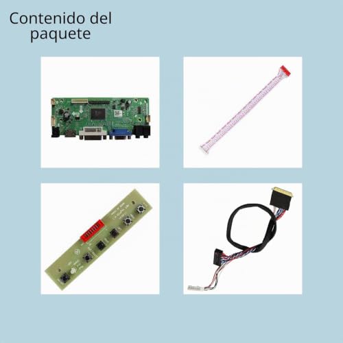 Repara tu pantalla rota con la placa controladora LCD para paneles de 1366x768 2
