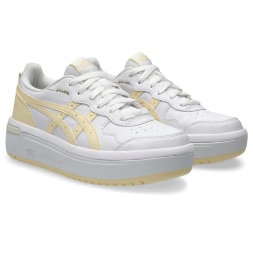 ASICS Unisex Japan S ST Sportstyle Shoes, 6M / 7.5W, White/Alabaster Brown2