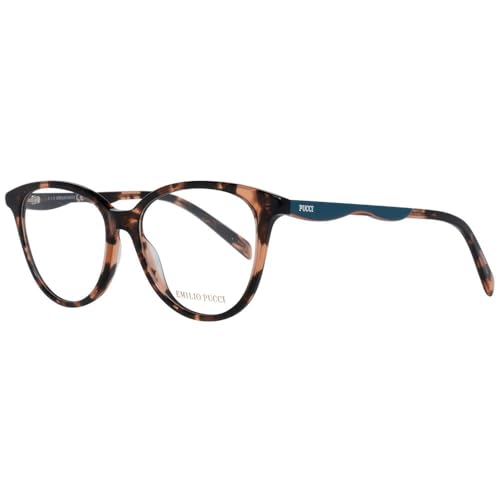Monturas ópticas Emilio Pucci de mujer en acetato marrón de alta costura