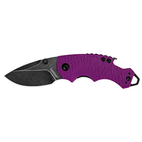 Kershaw Shuffle Folding Pocket Knife Purple 2.4 Inch Drop Point Blade
