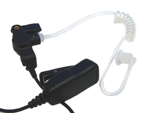 Pulsat Two-Wire Surveillance Earpiece Mic for Vertex VX-160 VX-180 VX-210 VX-410 VX-420 VX-231 VX-350 VX-351 VX-354 VX-261 EVX-261D EVX Series